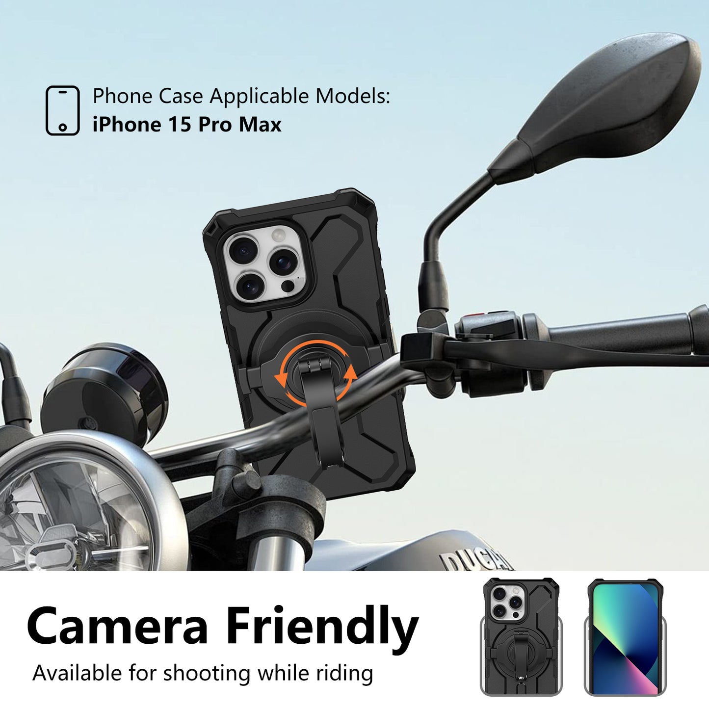 JK-KC801 Bike Phone Holder Magnetic Lock Kit for cycling