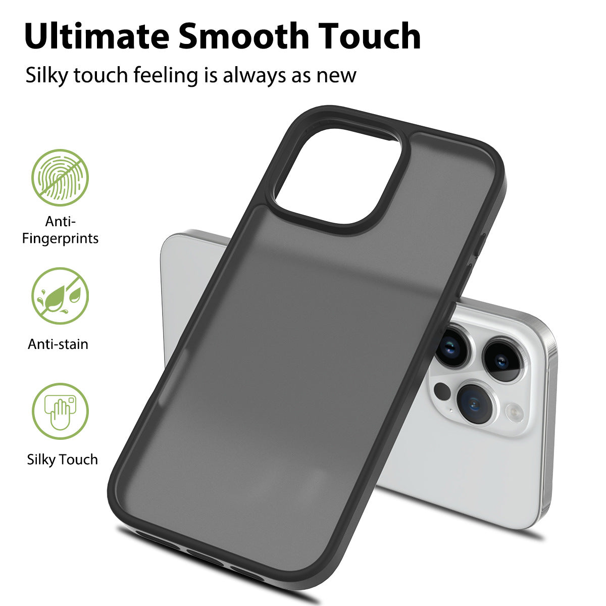 Miesherk shockproof TPU phone case for iPhone 16 Pro Max