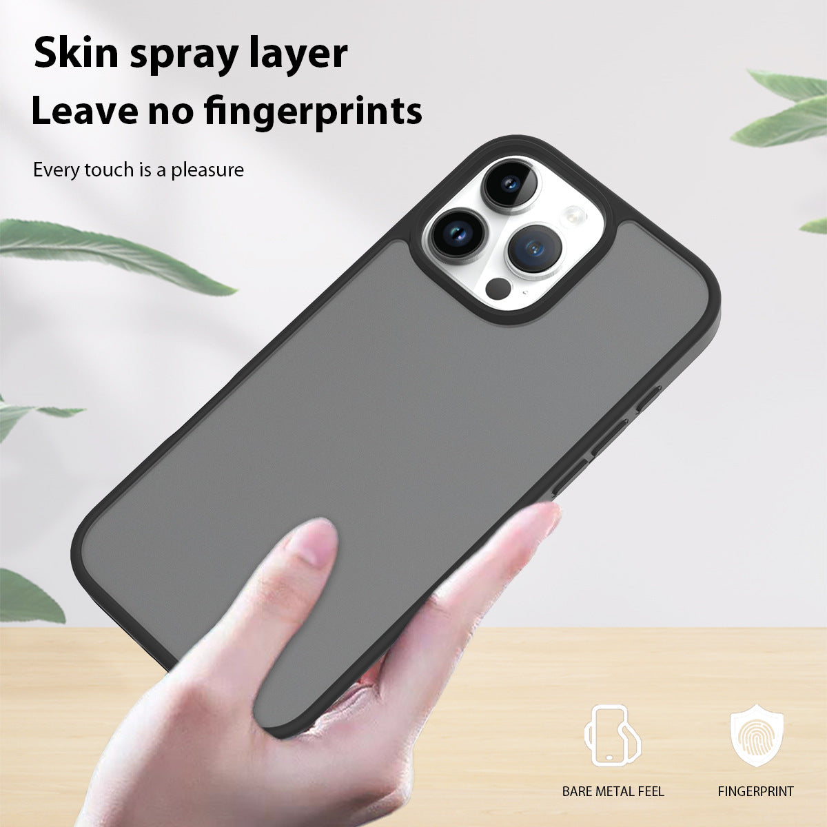 Miesherk shockproof TPU phone case for iPhone 16 Pro Max