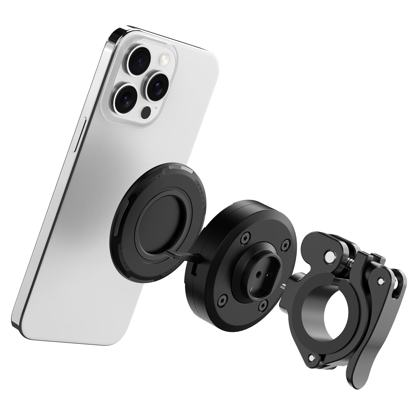JK-KC03A Mountain Bike Magnetic Lock Handlebar Phone Mount