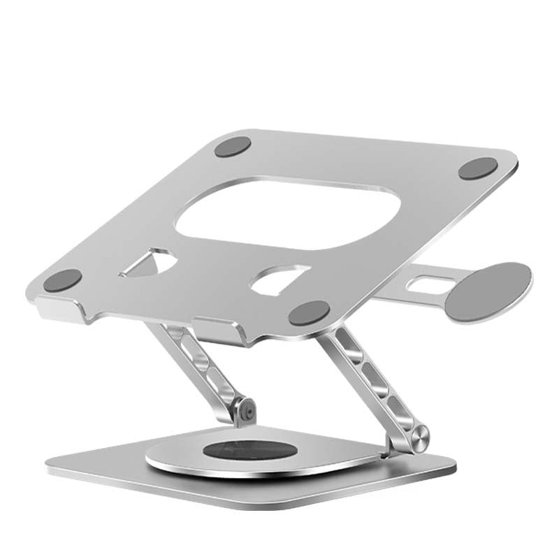 Adjustable Computer Stand with 360 Rotating Base Foldable Laptop Desk Riser for Macbook