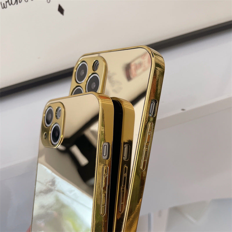 Mirror Case for iPhone 16 Pro Max Mirror Phone Case for Girls Women Makeup