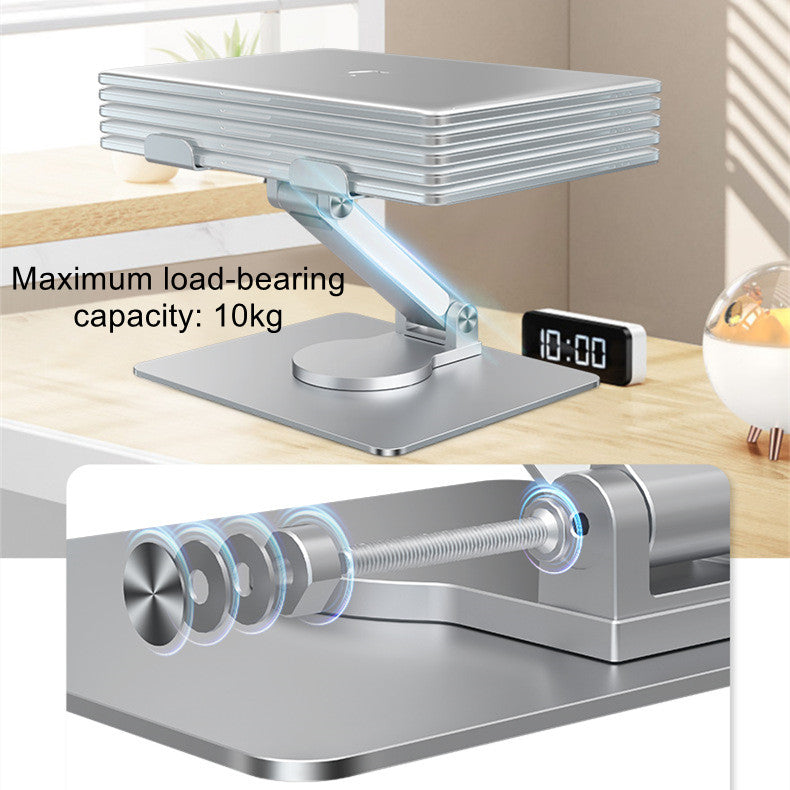 Adjustable Rotating Computer Stand Tablet Bracket with Expansion Dock