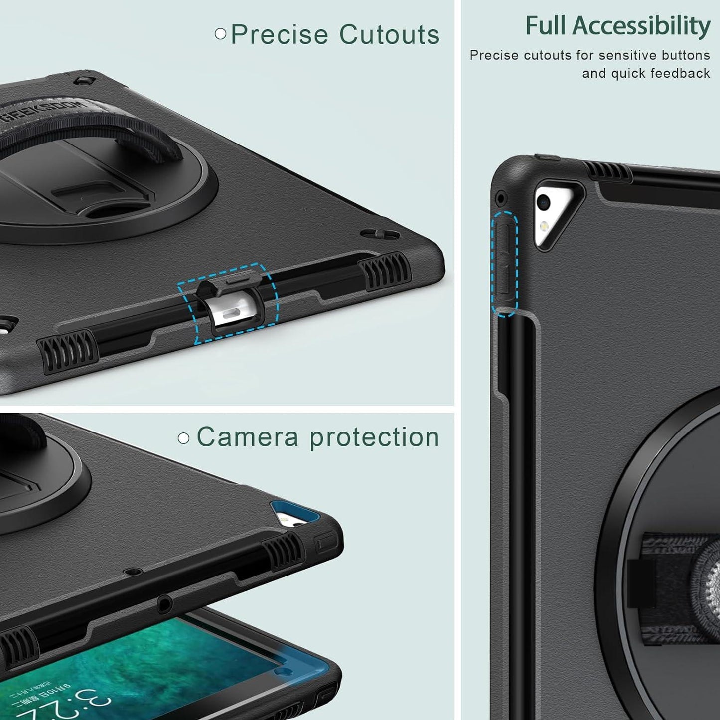 Case for iPad Pro 12.9 2nd Gen 2017 /1st Gen 2015 FTL
