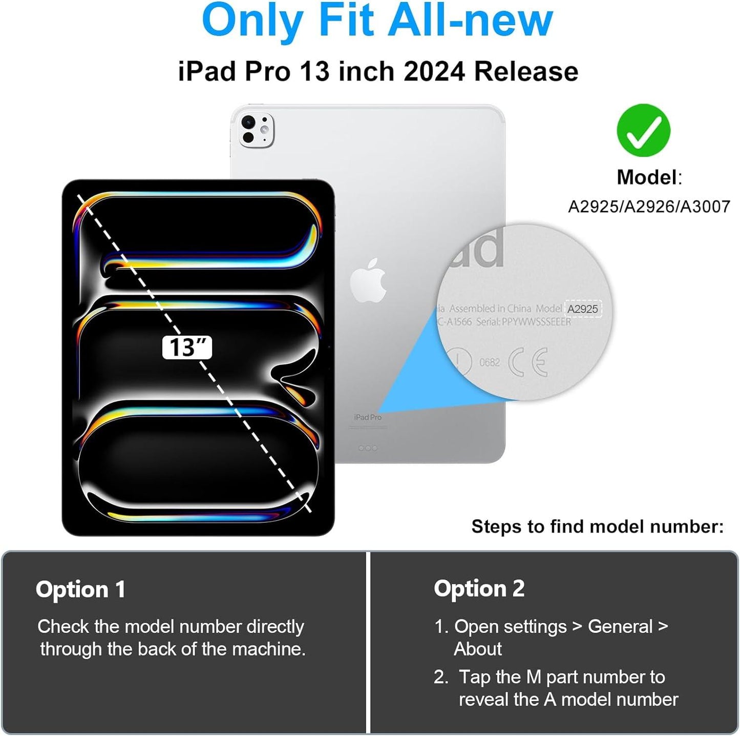 Case for iPad Pro 13 inch 2024 FTL