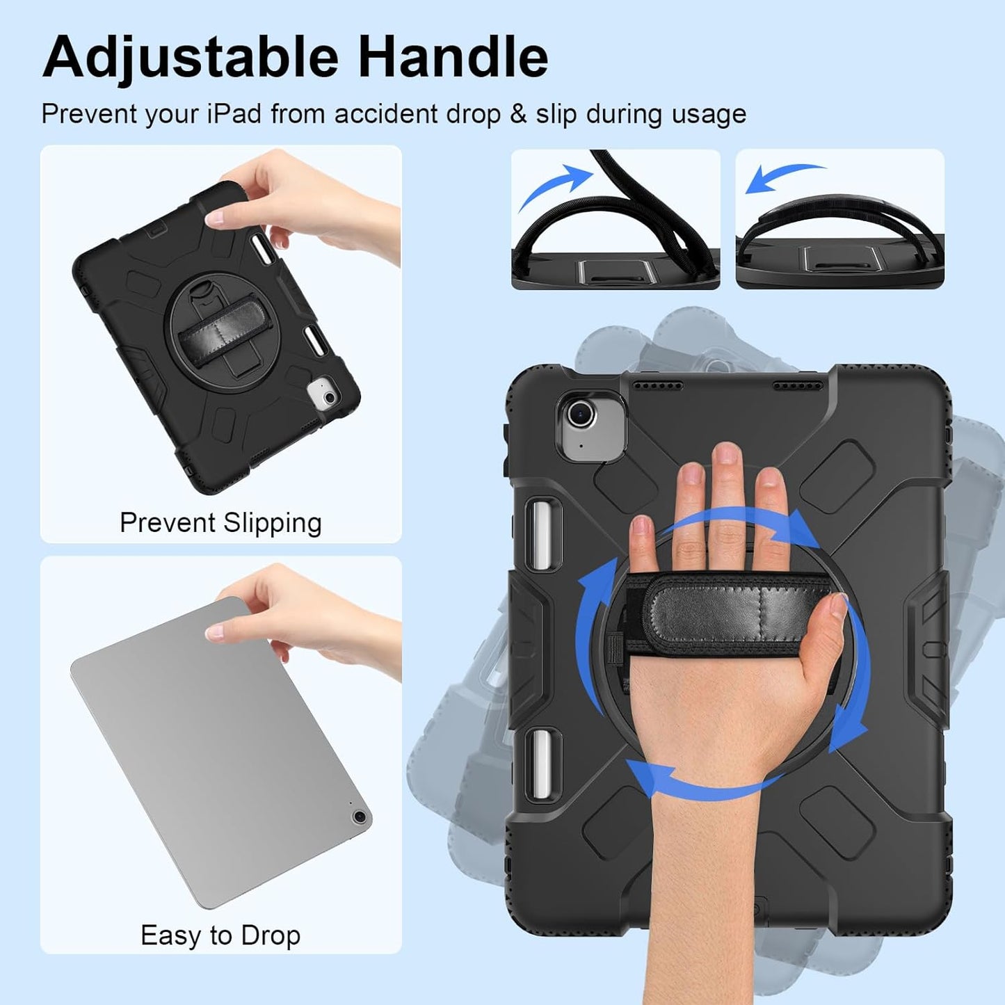Case for iPad Air 11 M3 2025 & M2 2024 JGX