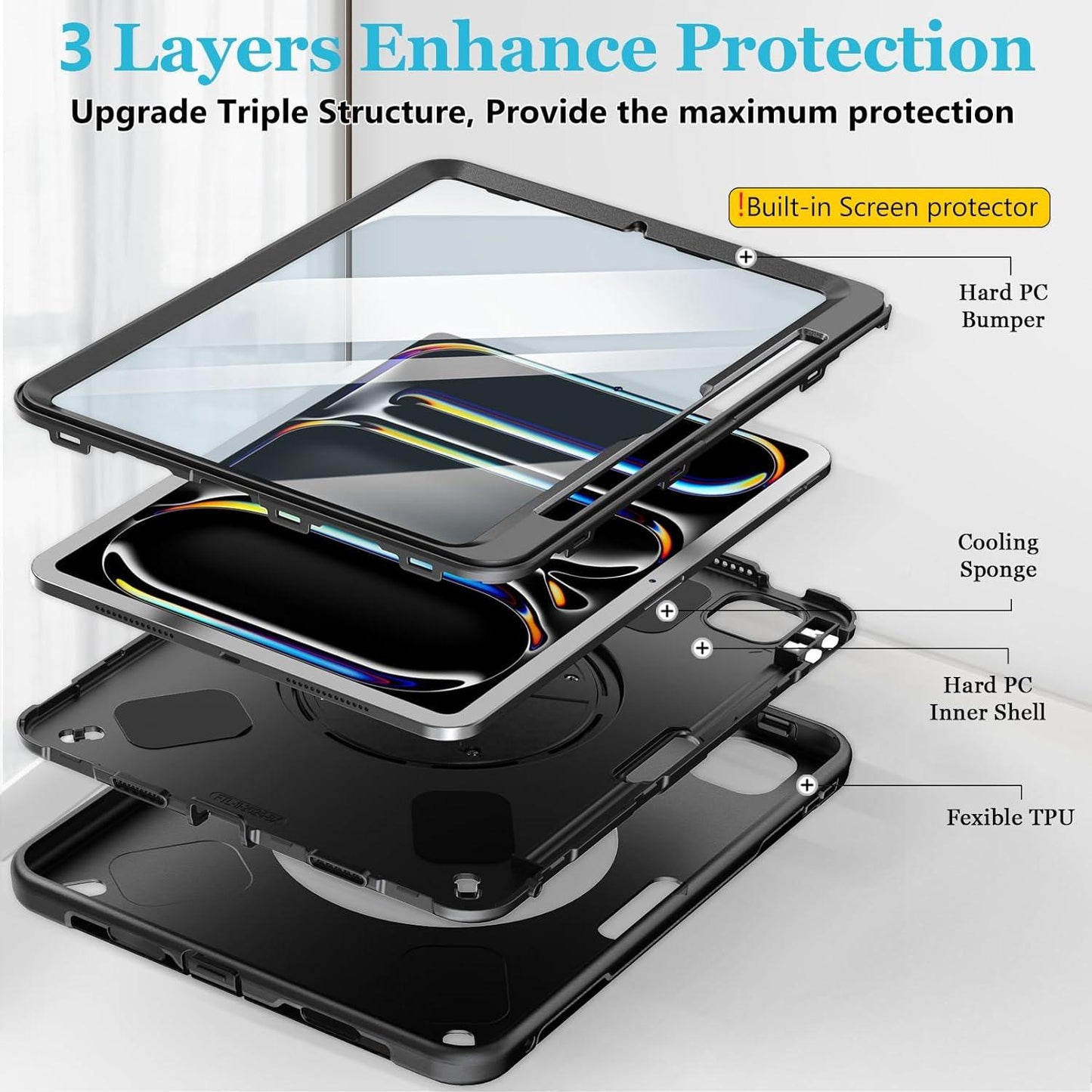 Case for iPad Pro 11-inch (M4) 2024 FTL