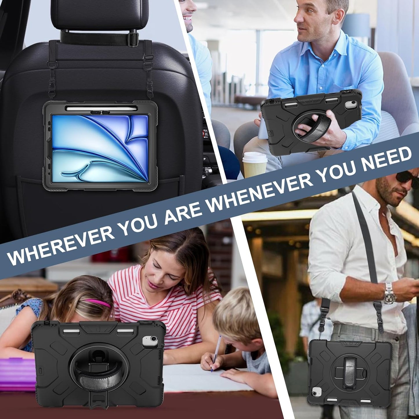 Case for iPad Air 11 M3 2025 & M2 2024 JGX