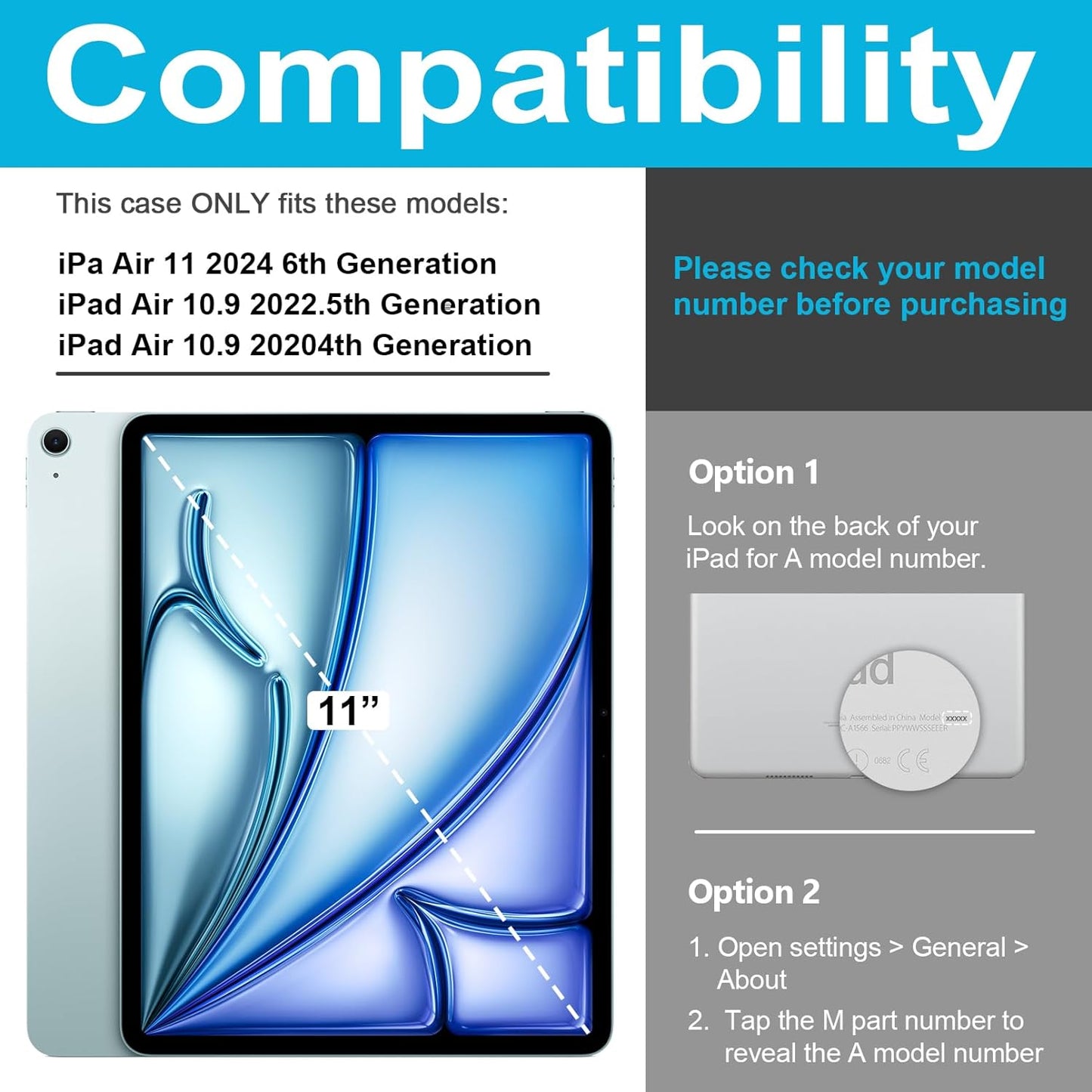 Case for iPad Air 11 M3 2025 & M2 2024 FTL