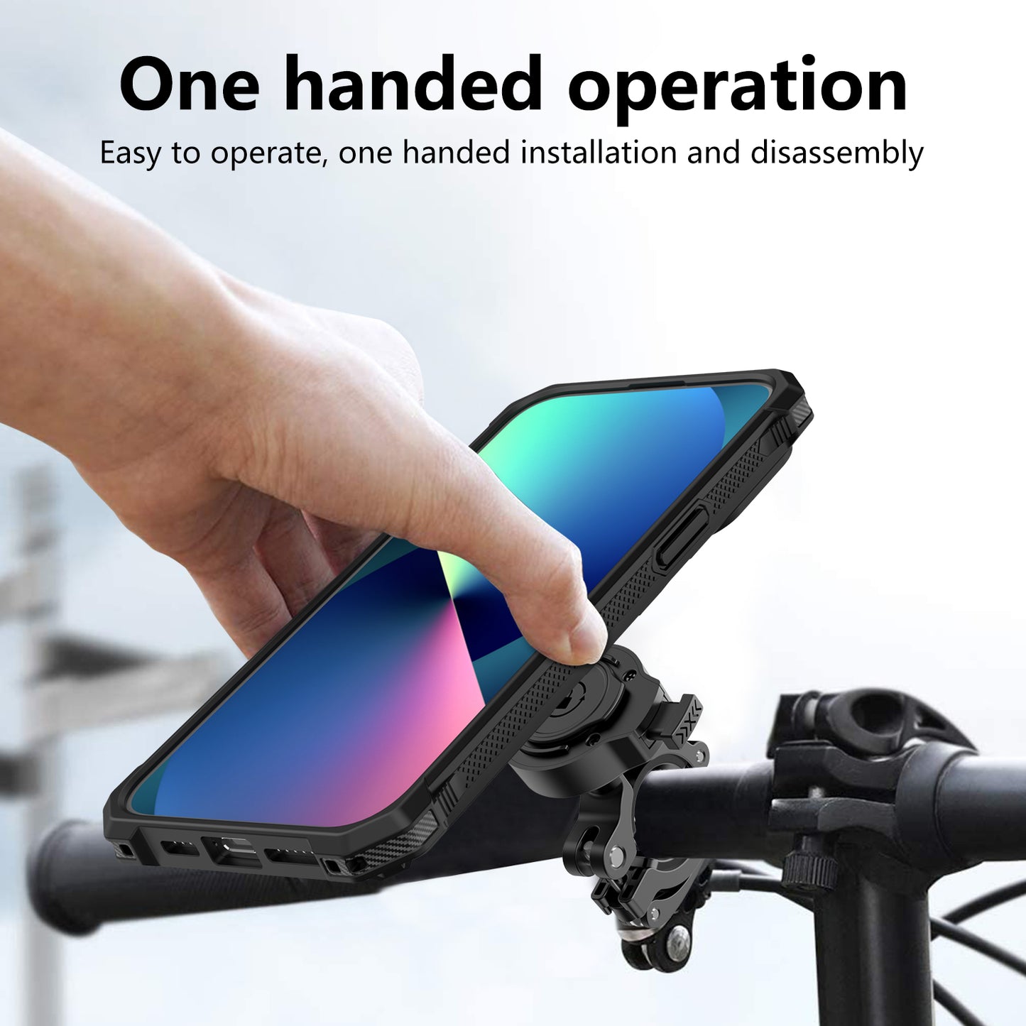 JK-KC801 Bike Phone Holder Magnetic Lock Kit for cycling