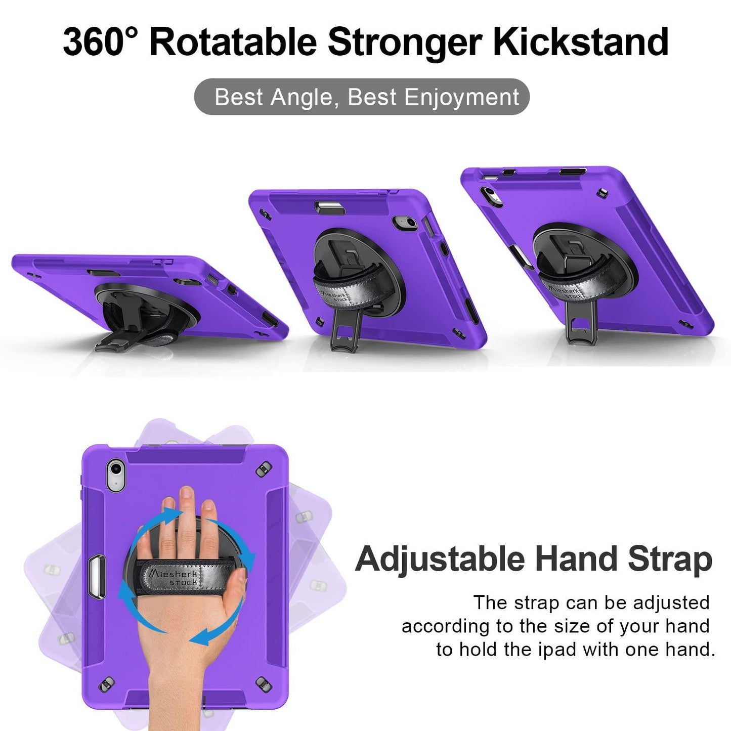 Case for iPad 10th Generation 10.9 inch Purple FTL
