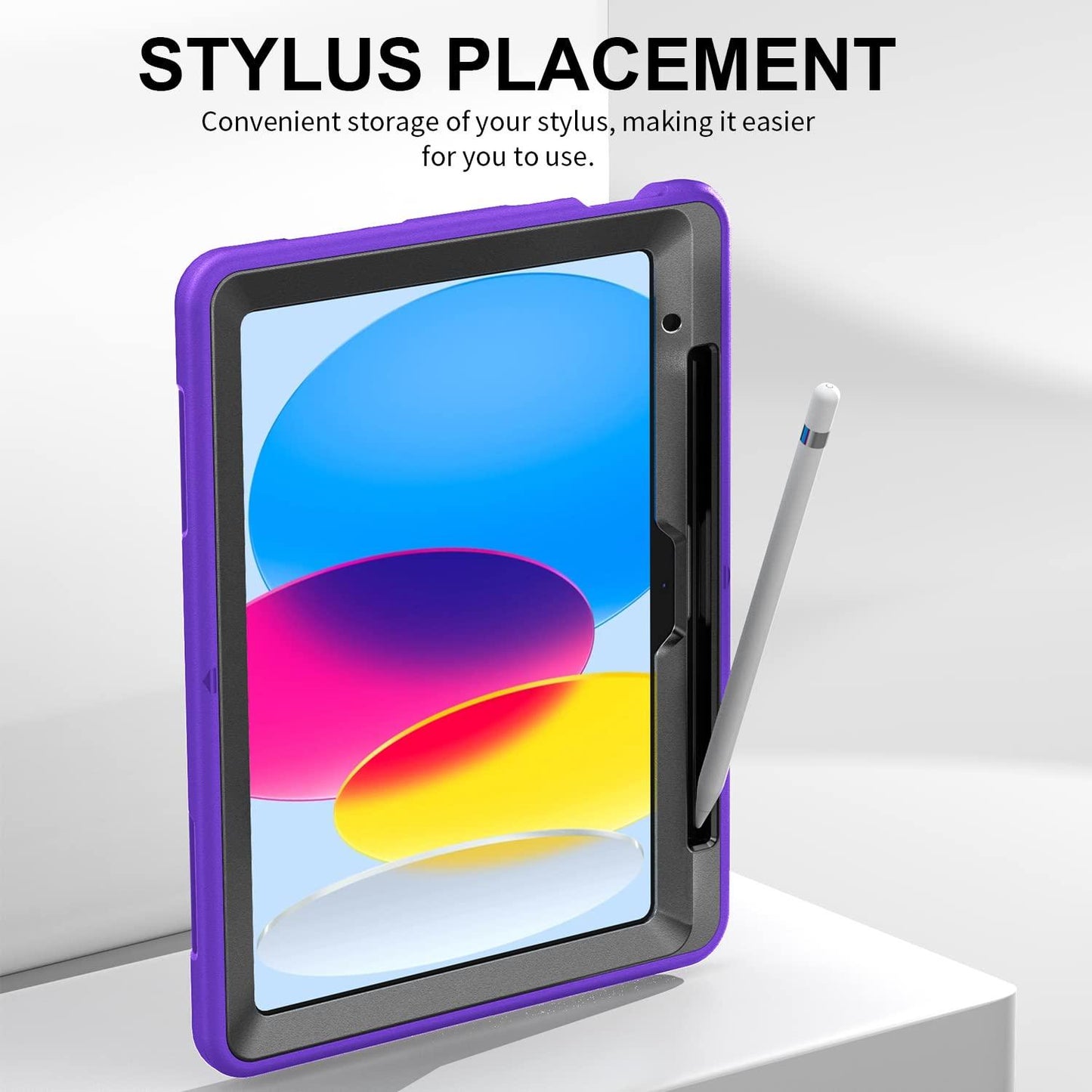 Case for iPad 10th Generation 10.9 inch Purple FTL
