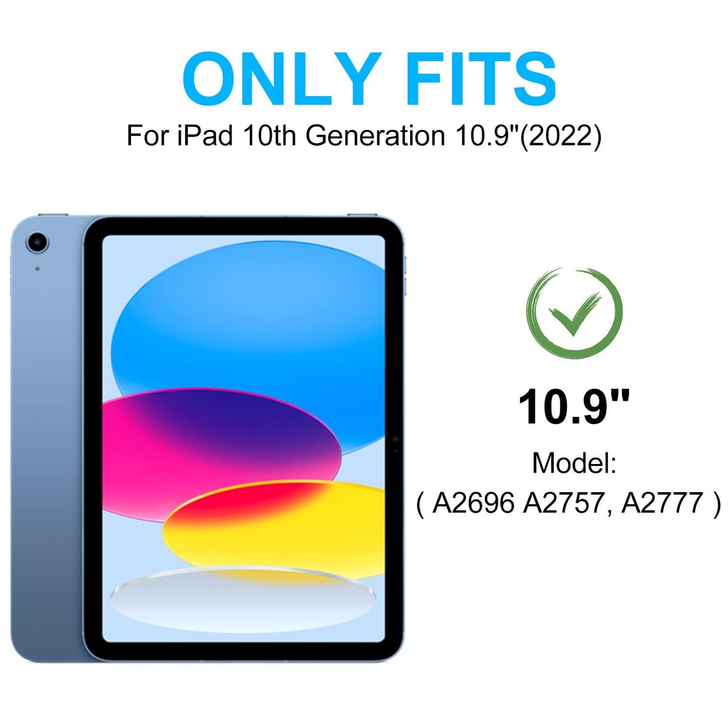 Case for iPad 10th Generation 10.9 inch Purple FTL