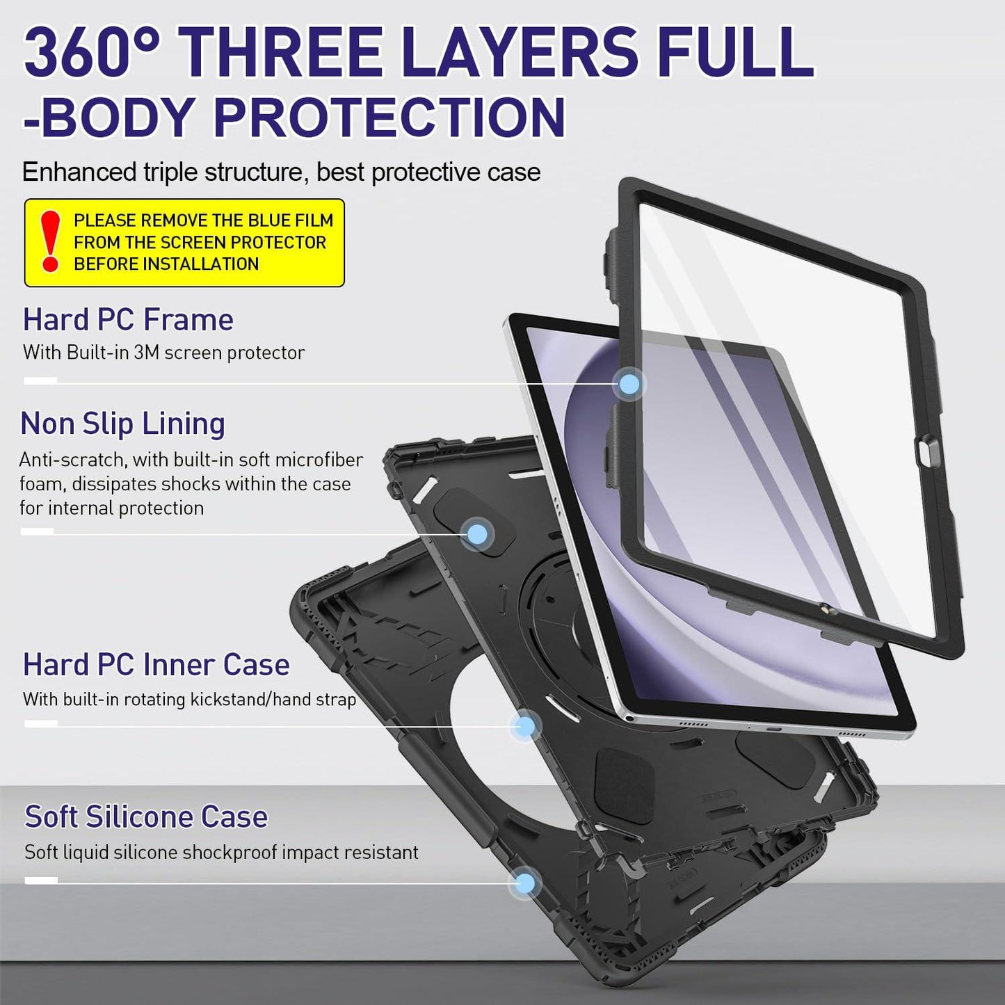 Case for Galaxy Tab A9 8.7 inch JGX