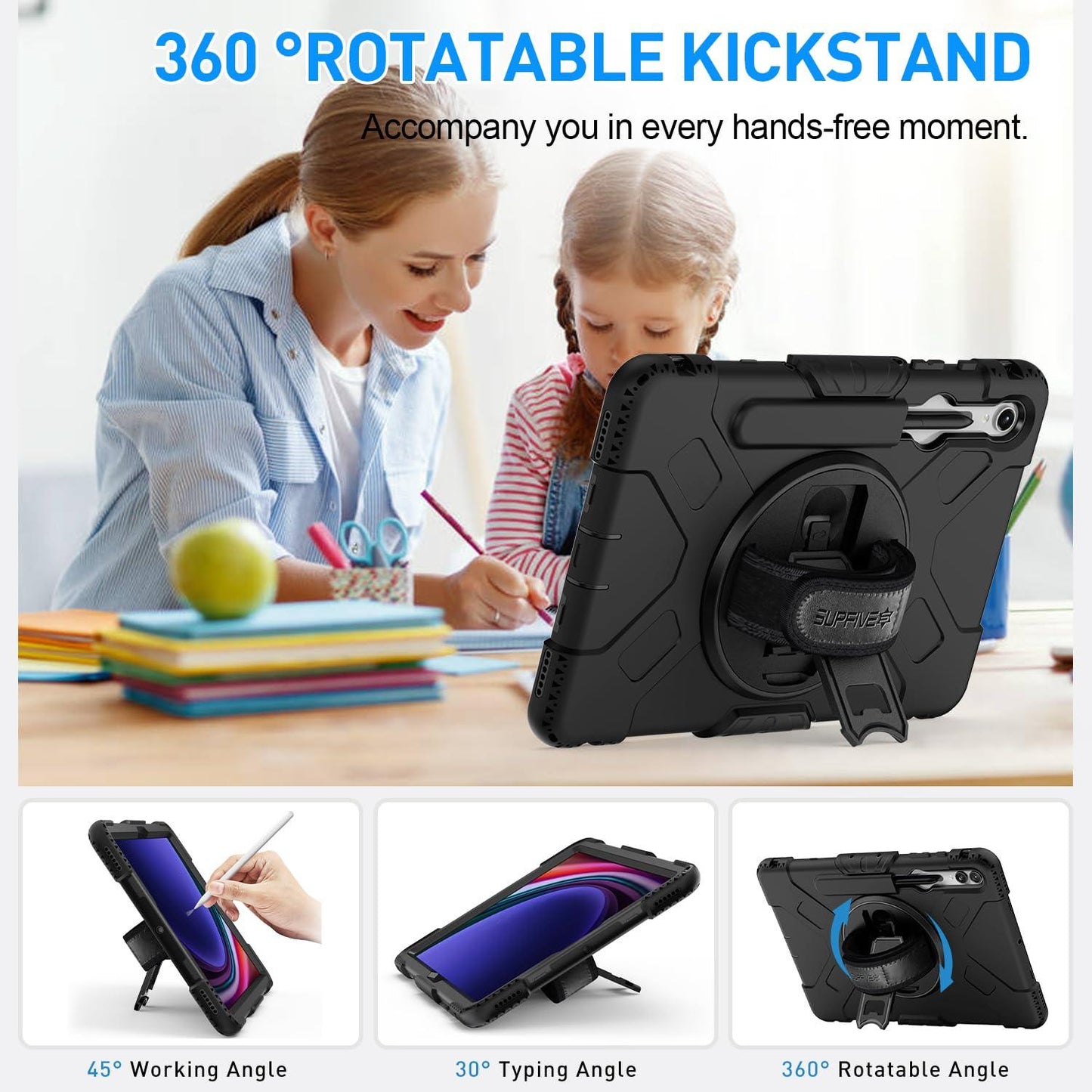 Case for Galaxy Tab S10 Plus/ S9 Plus/ S9 FE+ 12.4 inch JGX