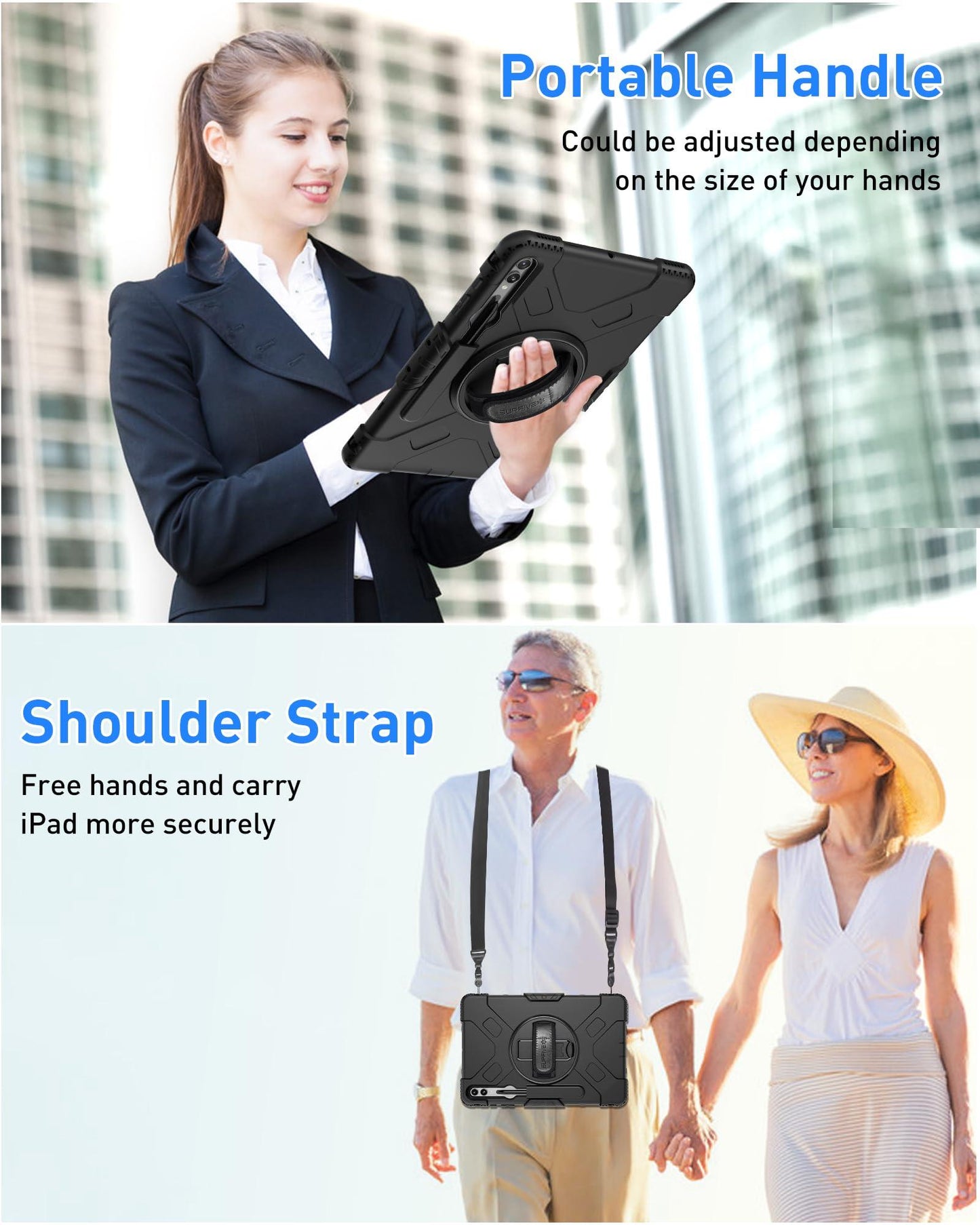 Case for Galaxy Tab S10 Plus/ S9 Plus/ S9 FE+ 12.4 inch JGX