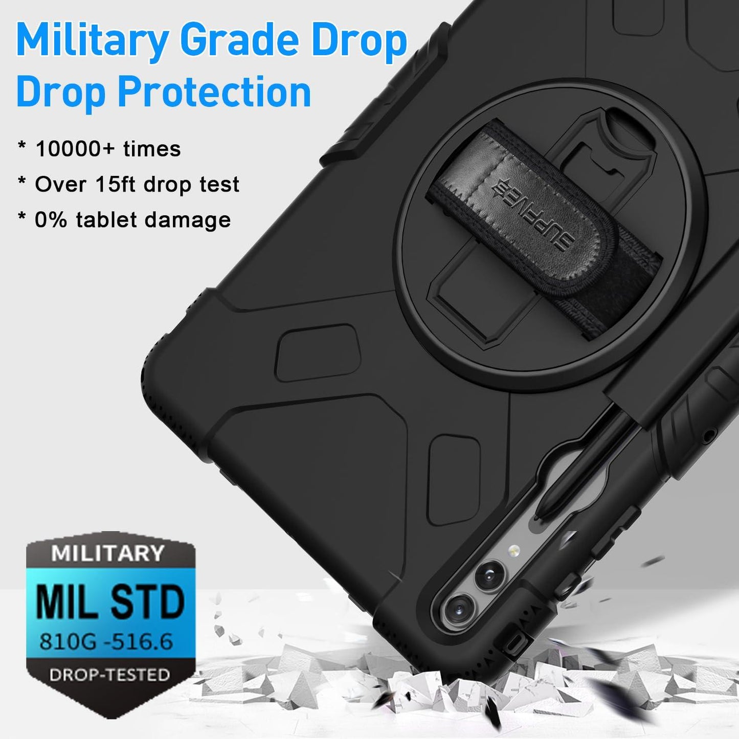 Case for Galaxy Tab S10 Plus/ S9 Plus/ S9 FE+ 12.4 inch JGX