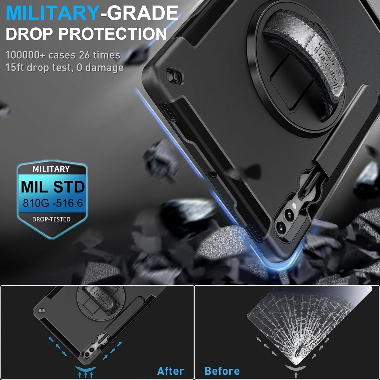 Case for Galaxy Tab S10 Plus / S9 Plus/ S9 FE+ 12.4 inch FTL