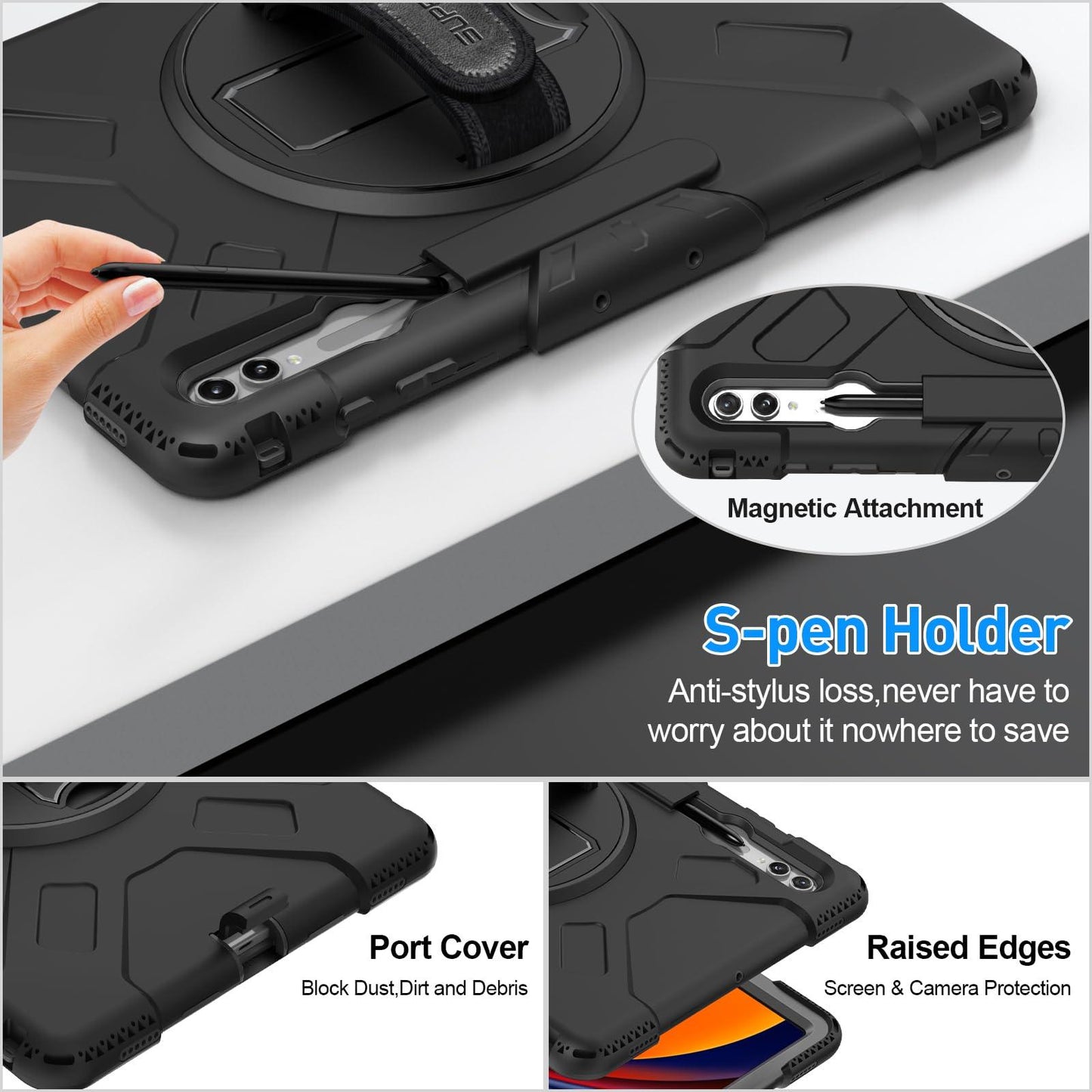 Case for Galaxy Tab S10 Ultra/ S9 Ultra/ S8 Ultra 14.6 inch JGX