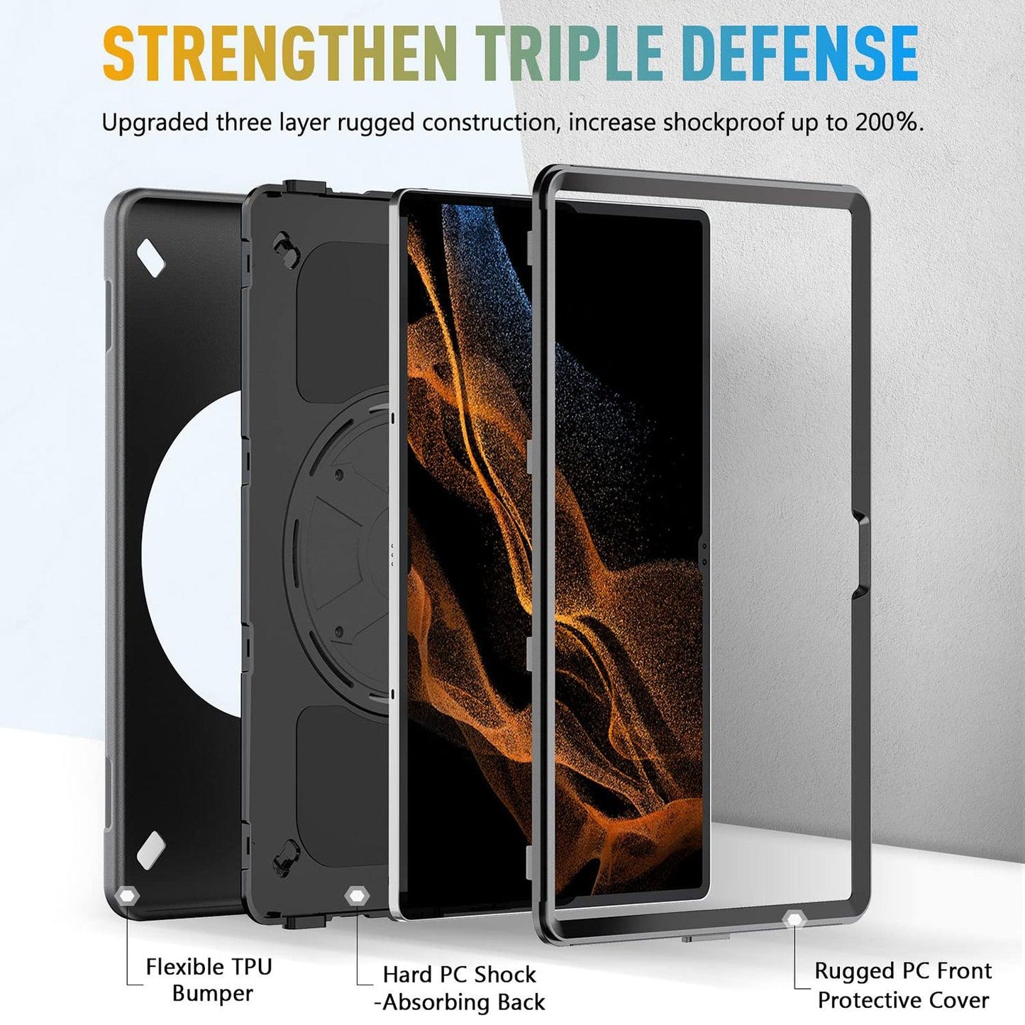 Case for Galaxy Tab S8 Ultra 14.6 Inch FTL