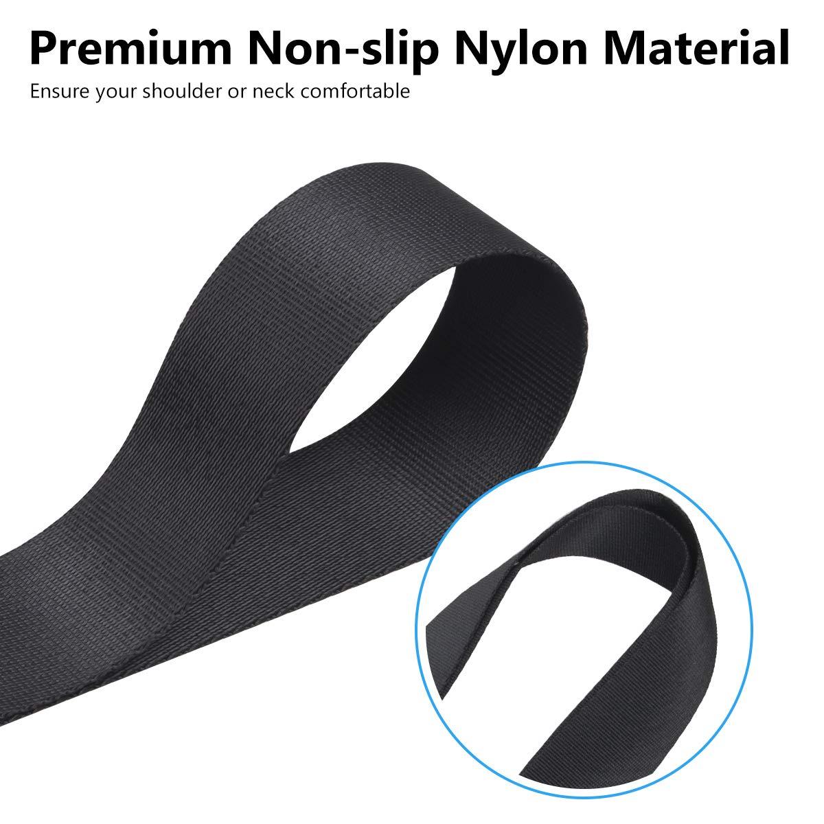 Adjustable Nylon Shoulder Strap Crossbody Belt for Laptop, Bag