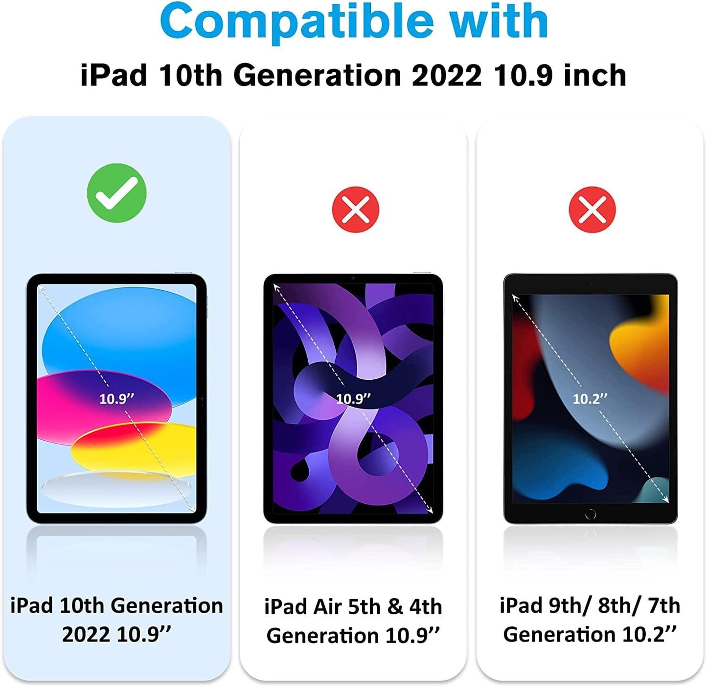 Case for iPad A16 11th Gen 11" 2025 / 10th Generation 10.9" 2022 FTL