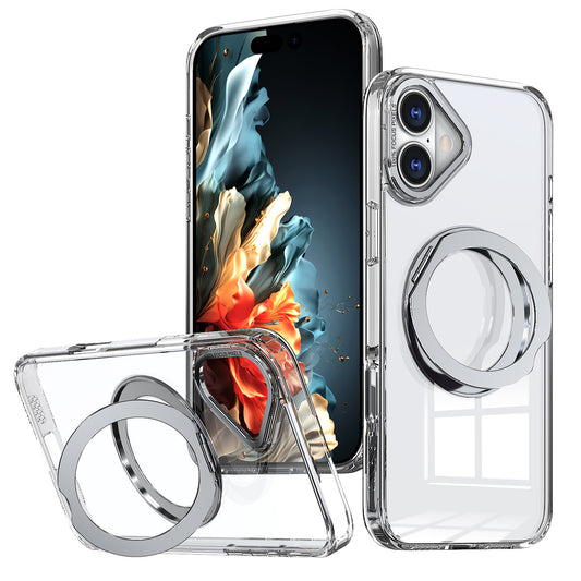 Miesherk 360° Rotatable Magsafe Magnetic Phone Case with Ring Stand for iPhone 16