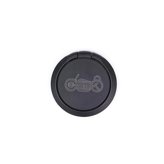 Cell Phone Ring Holder Stand, 360 Degree Rotation Finger Ring Kickstand Polished Metal Phone Grip for Magnetic Car Mount