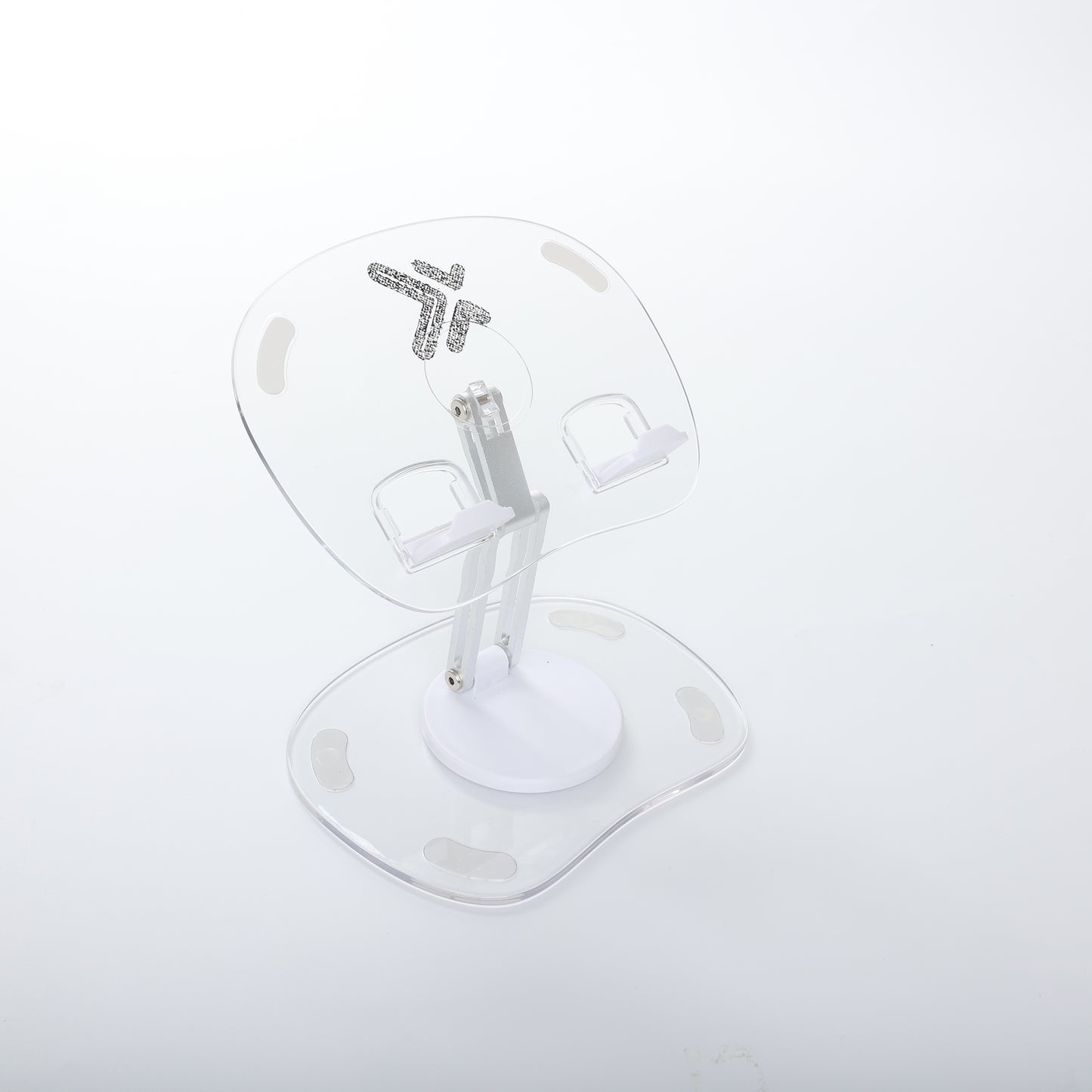 GROLEOA Stand Holder for Tablet Computers for Desk, Transparent Travel Tablet Stand for Tablet (4.7-12.9 inch)