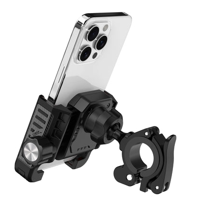 Miesherk Motorcycle Phone Mount Holder Handlebar Clamp Bicycle Phone Clip for iPhone & Android Smartphones