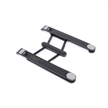 Laptop Stand for Desk, Adjustable Laptop Riser ABS+Silicone Foldable Portable Notebook Holder, Ventilated Cooling Notebook Mount Computer Stand for 10-15.6” Laptops