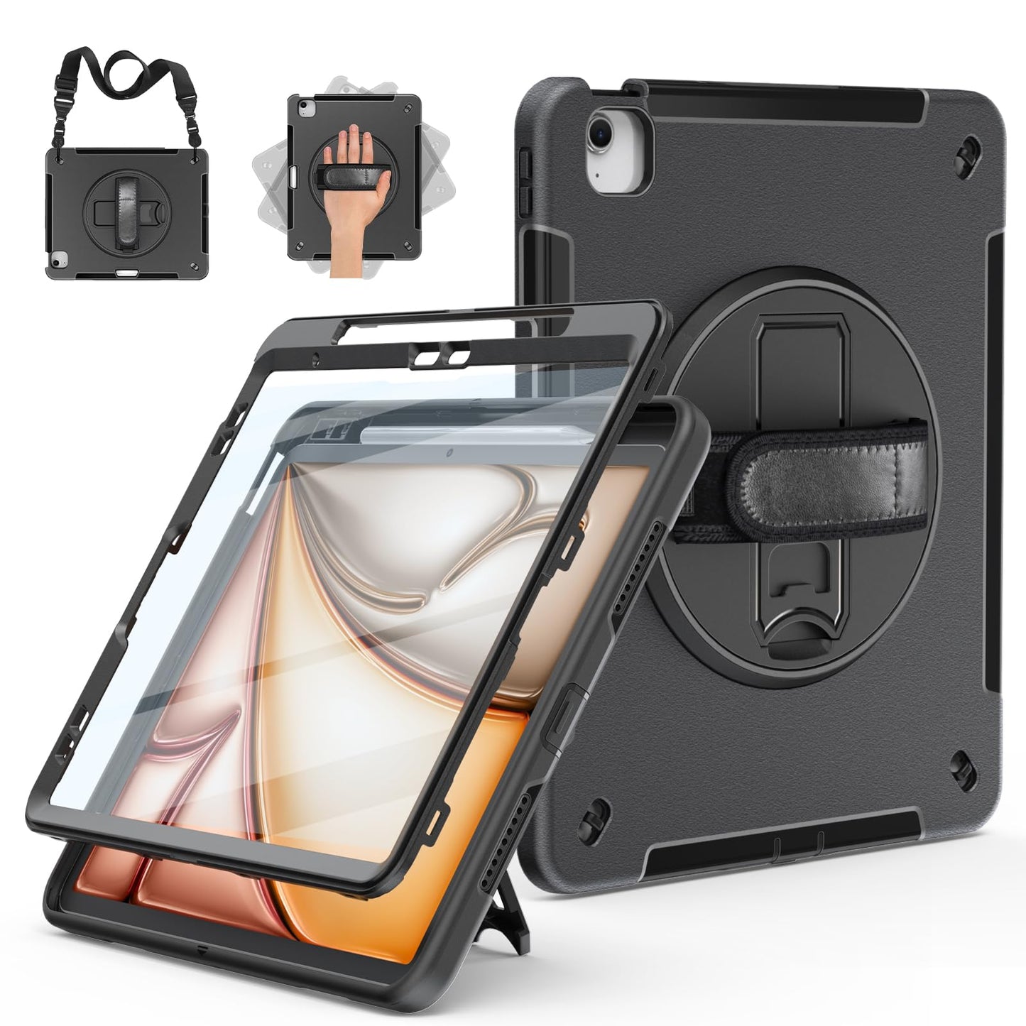 Case for iPad Air 13 inch 2024 FTL with Screen Protector