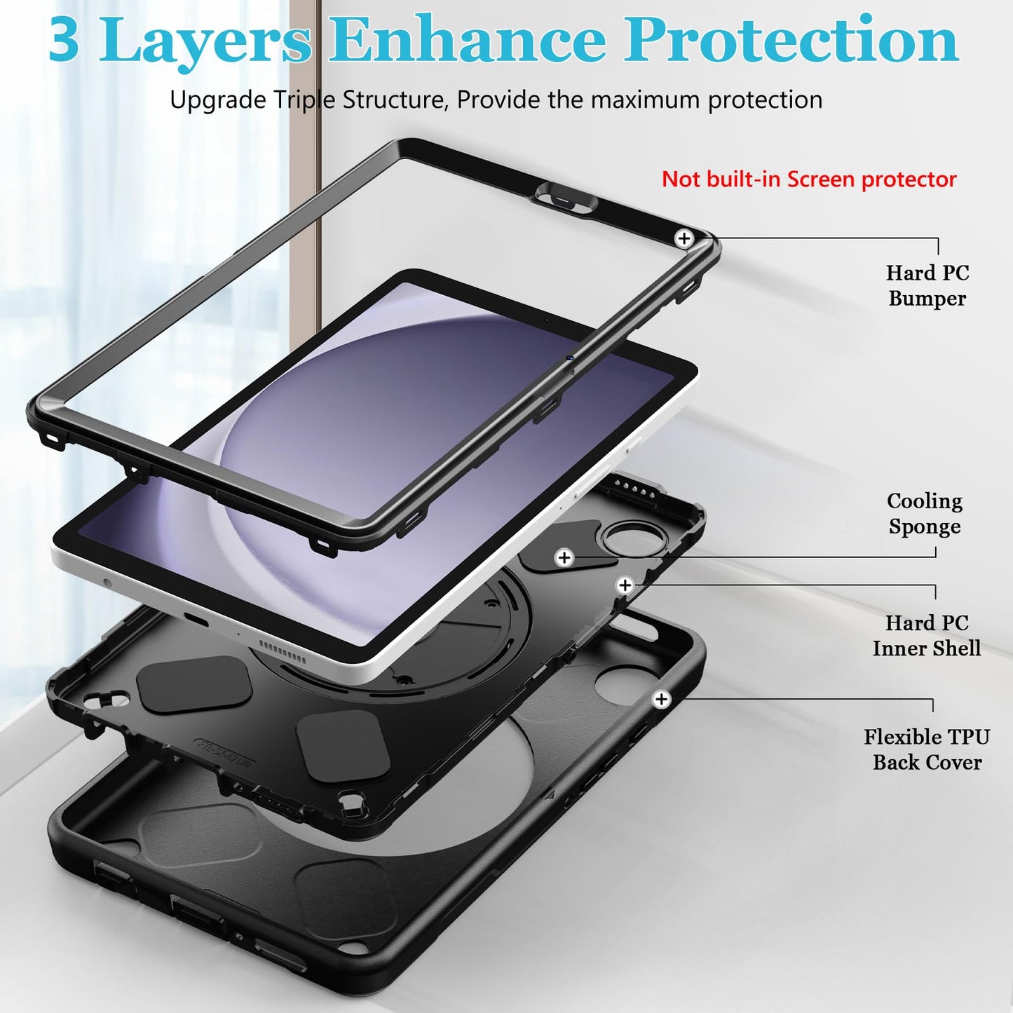 Case for Galaxy Tab A9 8.7 inch FTL