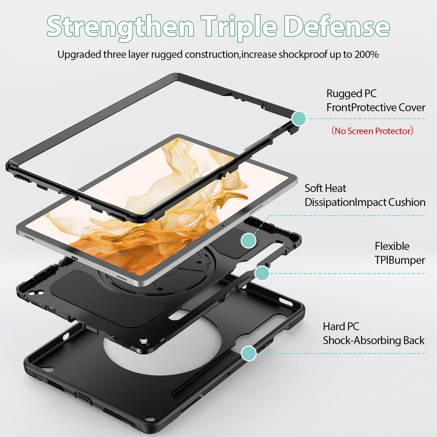 Case for Galaxy Tab S8 11 inch FTL