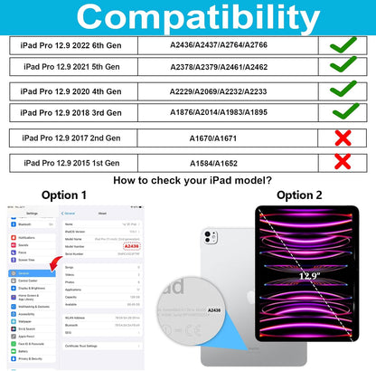 Case for iPad Pro 12.9 3th/4th/5th/6th Generation JGX